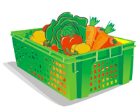 Ящики для овощей